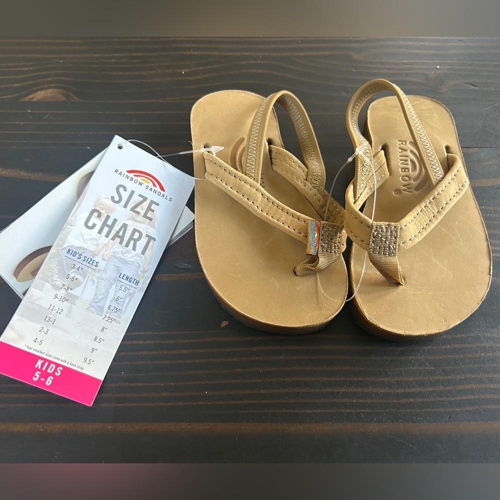 Rainbow Kids Brown Sandals